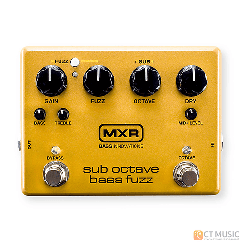เอฟเฟคเบส Jim Dunlop MXR M287 Sub Octave Bass Fuzz