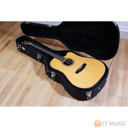 กล่องกีต้าร์โปร่ง 8 Box Vintage Series Black Acoustic Guitar Case