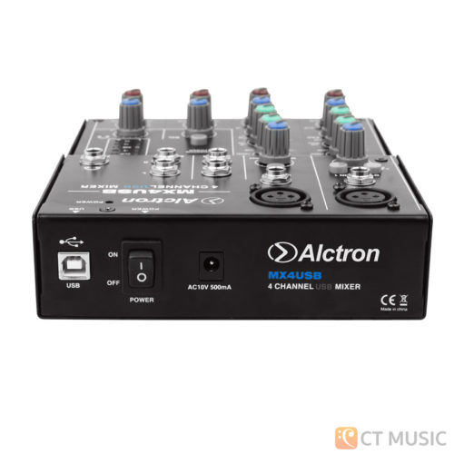 Alctron MX4USB 4-Channel Desktop Mixer