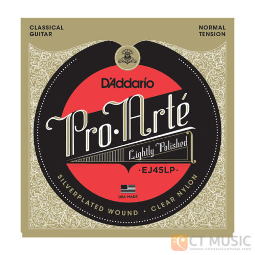 สายกีตาร์คลาสสิค D'Addario EJ45LP Pro-Arte Classical Guitar Strings Normal Tension