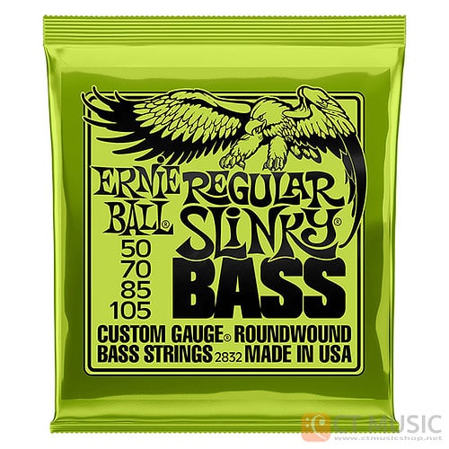 สายเบส Ernie Ball Nickel Wound 4 String Bass Regular Slinky 050-105
