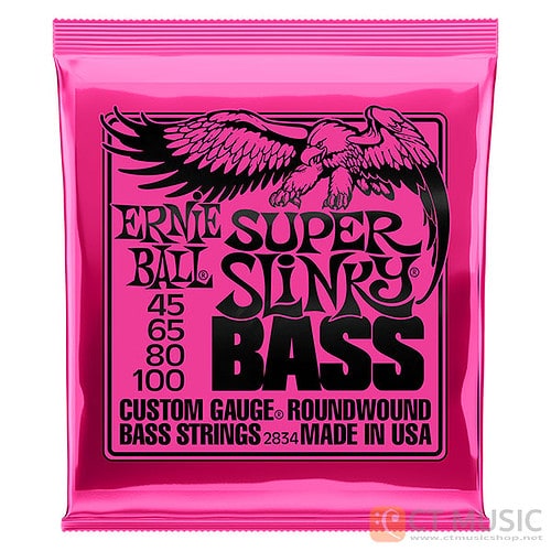 สายเบส Ernie Ball Nickel Wound 4 String Bass Super Slinky 045-100