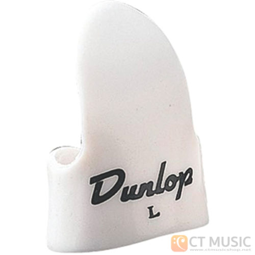 ปิ๊ก Jim Dunlop Finger Guitar Pick 9021R White Plastic Large