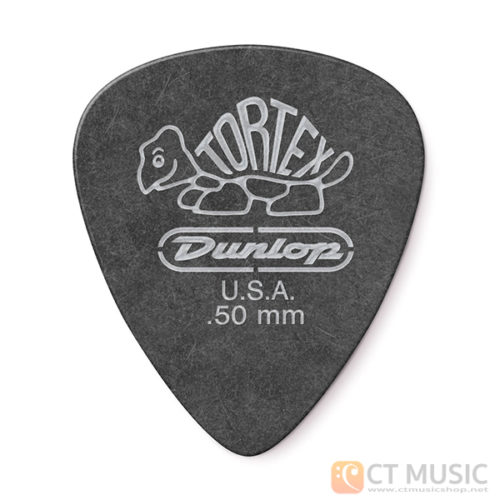 ปิ๊ก Jim Dunlop Tortex Pitch Black Standard Guitar Pick 482R