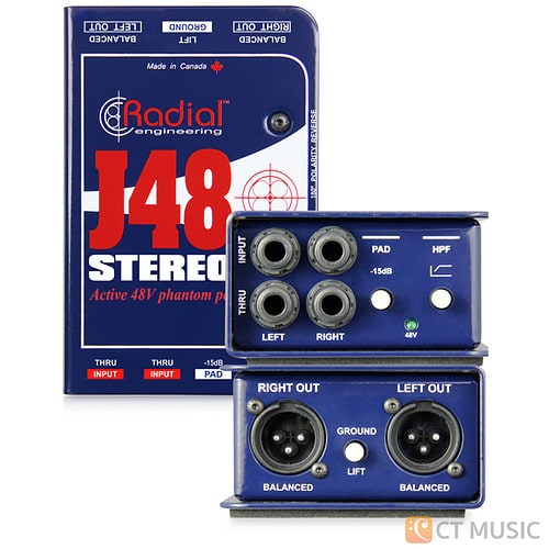 Radial J48 Stereo Active DI
