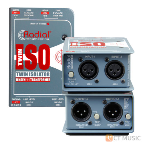 Radial Twin-ISO Two Channel Line Level Isolator