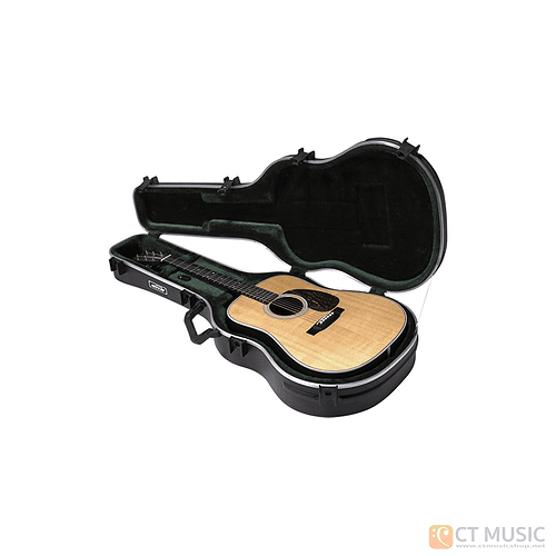 กล่องกีต้าร์โปร่ง SKB 18 Acoustic Dreadnought Deluxe Guitar Case
