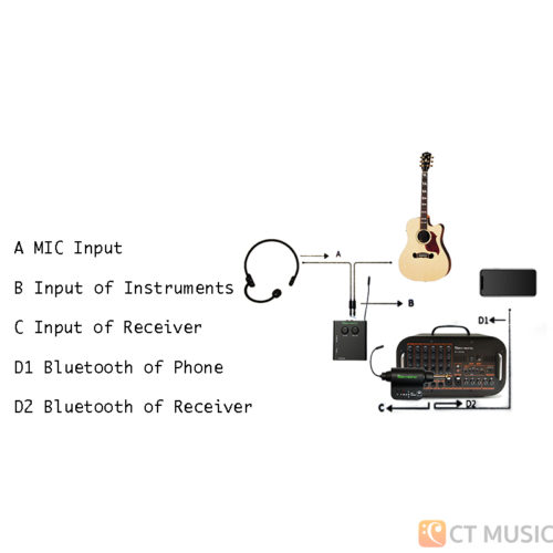 Skysonic MF-1 Instrument And Mic Wireless
