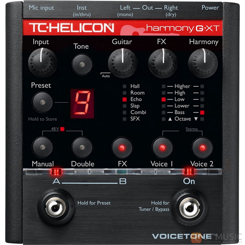 เอฟเฟคร้อง TC Helicon VoiceTone Harmony G XT สต็อกแน่น พร้อมส่ง CT Music
