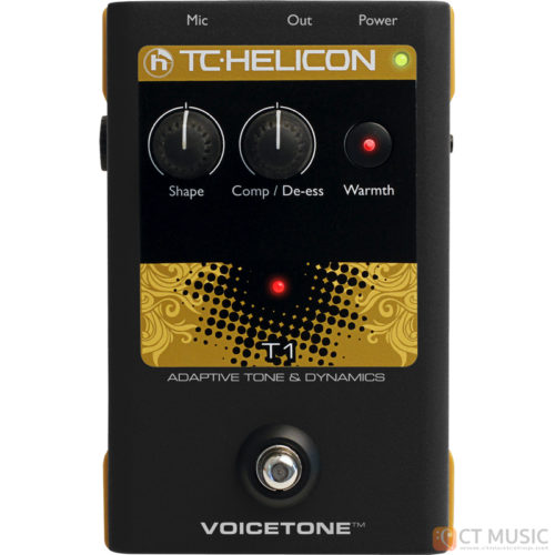 เอฟเฟคร้อง TC Helicon VoiceTone T1 Adaptive Tone and Dynamics
