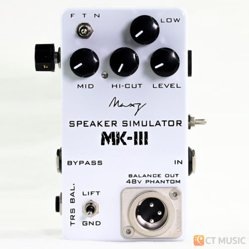 Maxz Pedal Speaker Simulator MK-III with Line Out Headphone