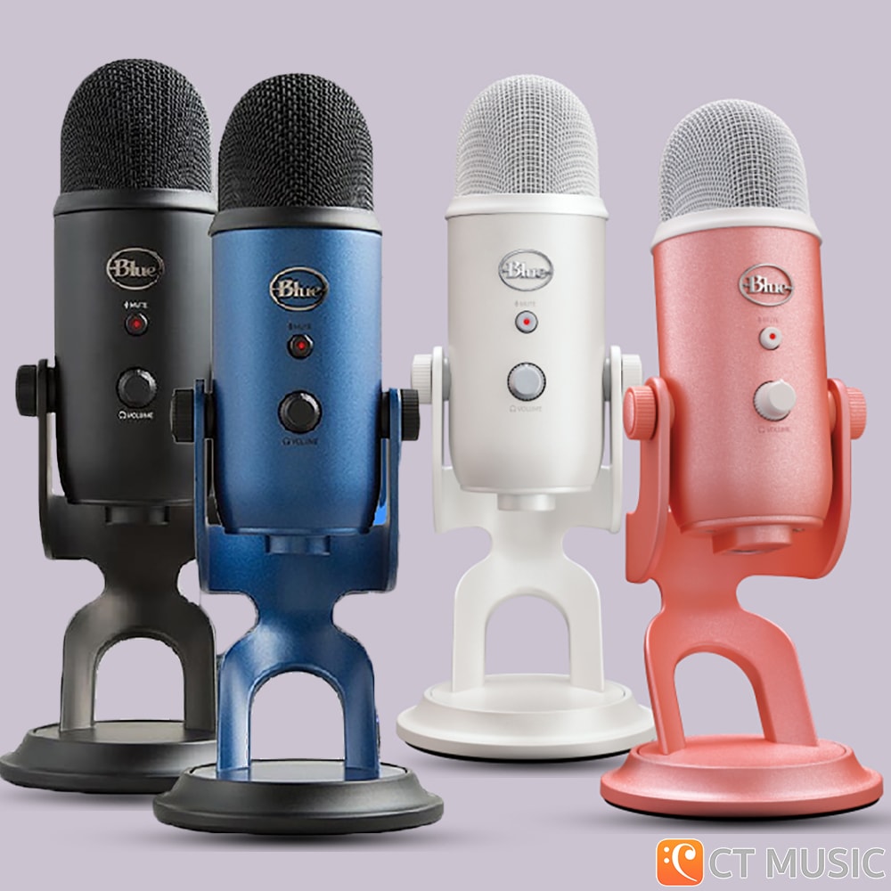 ไมโครโฟน Blue Yeti USB Microphone สต็อกแน่น พร้อมส่ง - CT Music