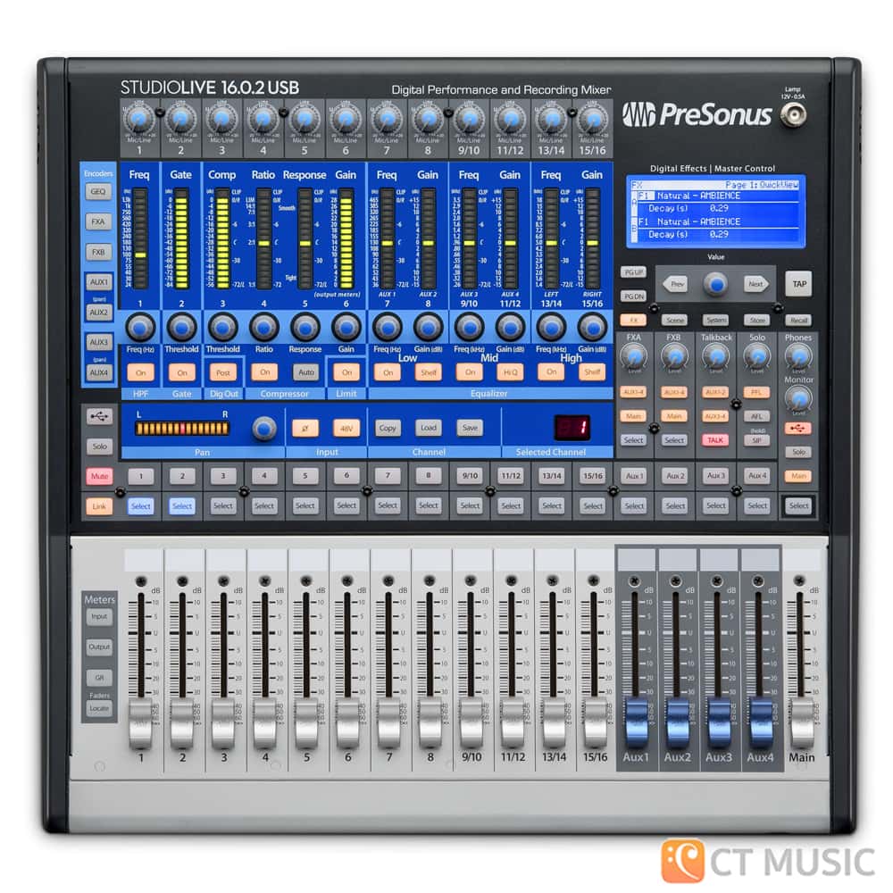 PreSonus StudioLive 16.0.2 USB - CT Music ศูนย์รวมเครื่องดนตรีครบวงจร