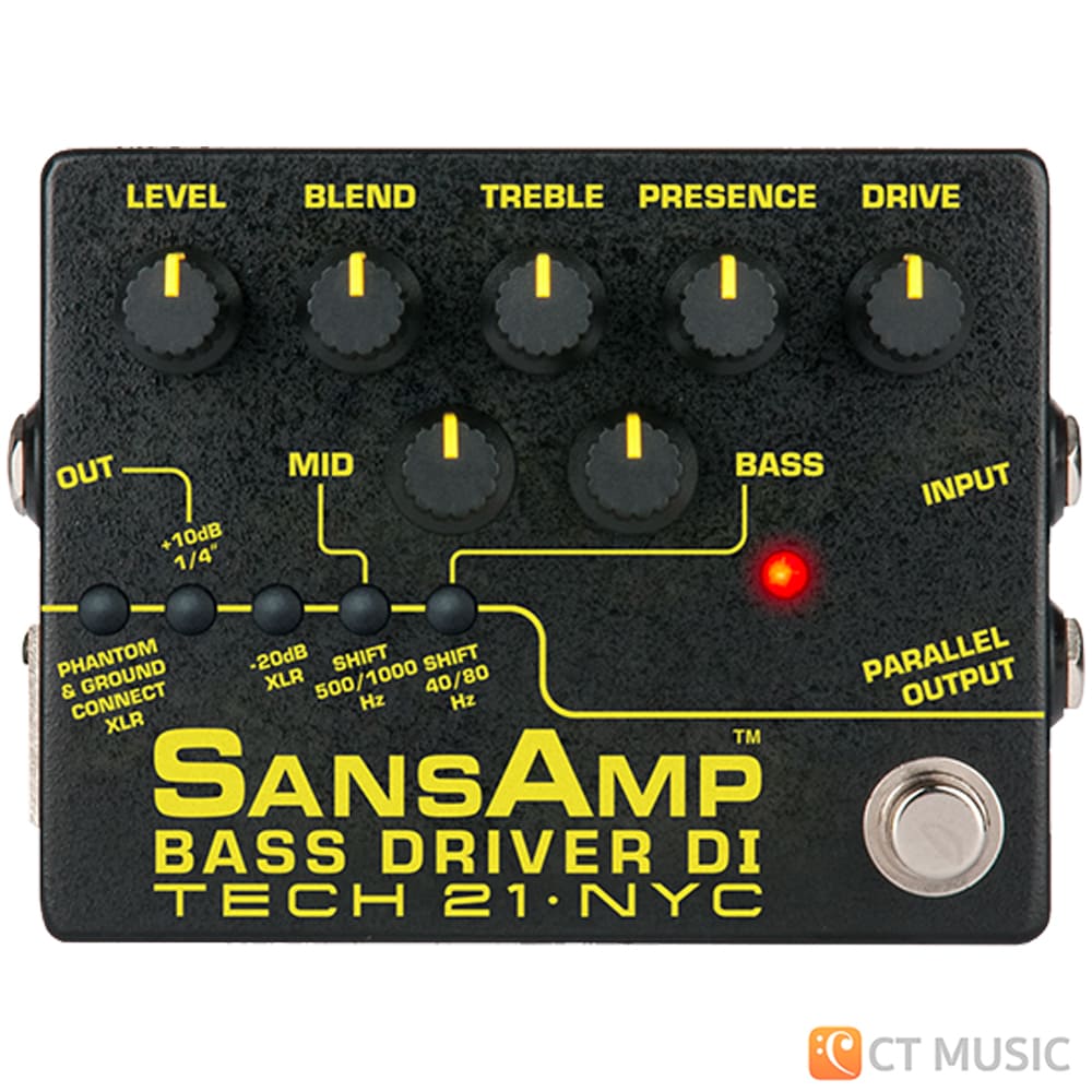 Tech 21 SansAmp Bass Driver DI V2 สต็อกแน่น พร้อมส่ง - CT Music